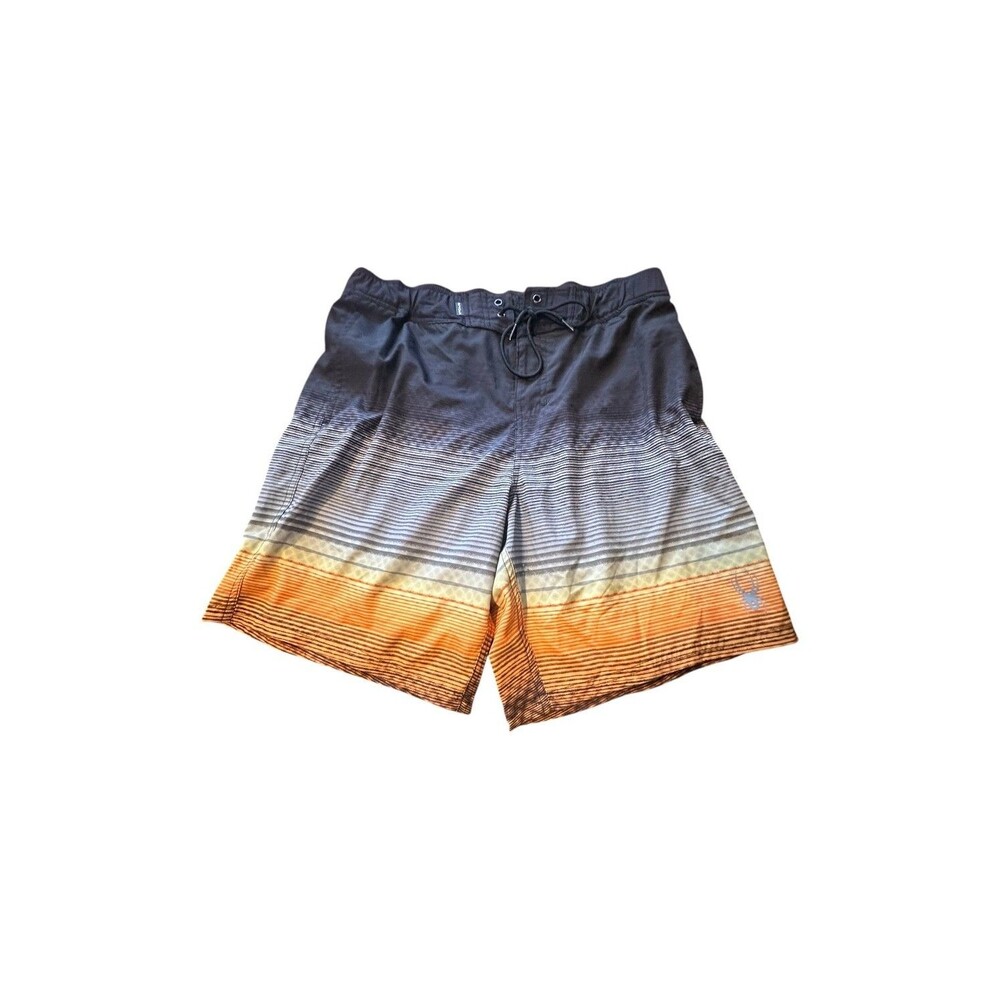 Spyder Ombre Stripe Board Shorts Mens Size 2XL Multi / Stripe - #44484-B8 Used
